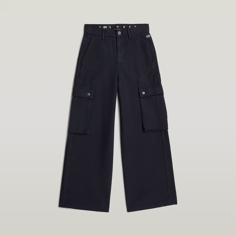 Girls High Waist Cargo Pants