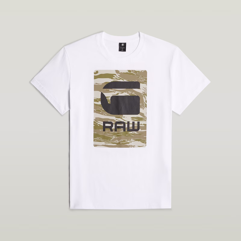 Camo Box Graphic T-Shirt