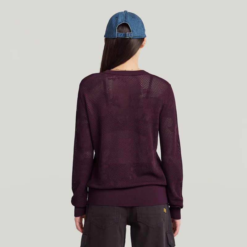 Pointelle Knit Pullover