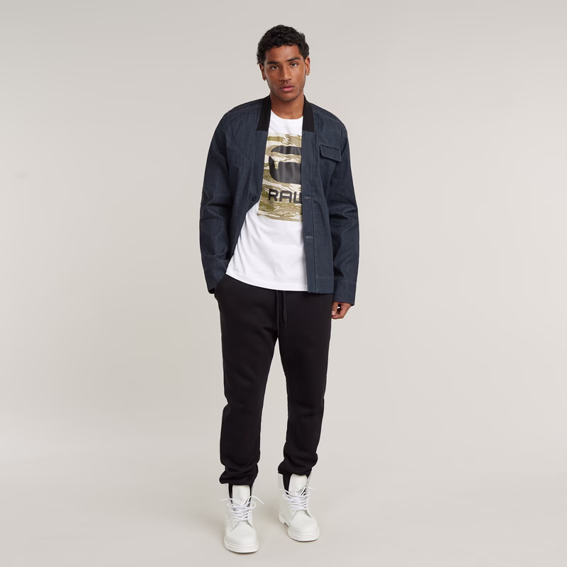 Camo Box Graphic T-Shirt