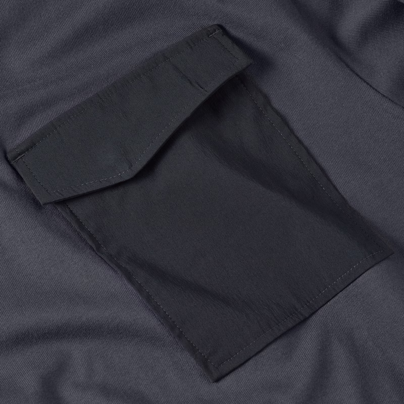 Fabric Mix Pocket T-Shirt