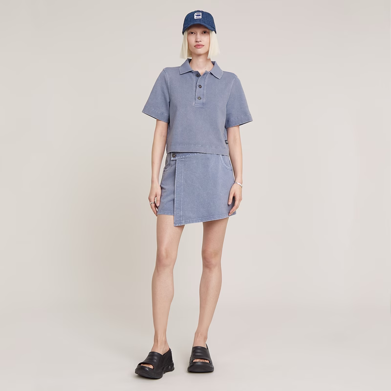 Overdyed Polo Sweater