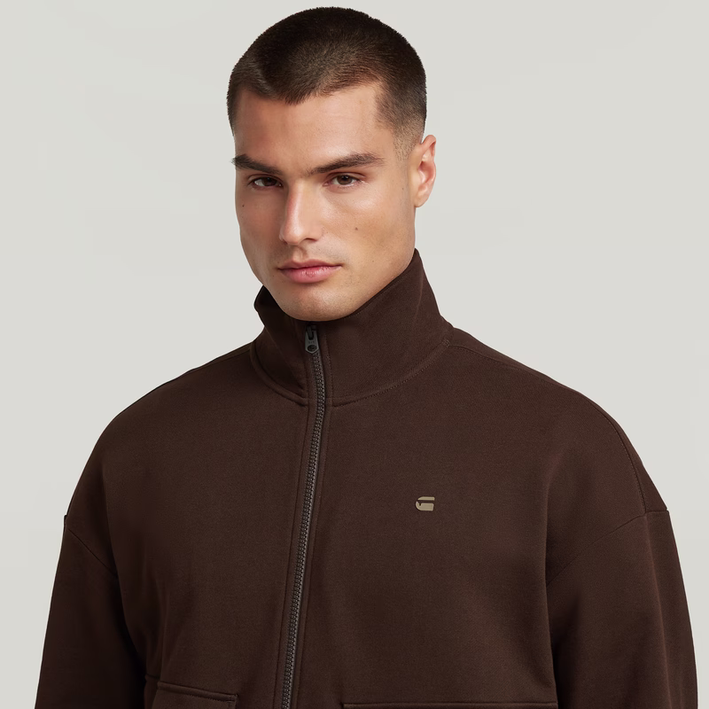Rovic Full Zip Loose Sweater