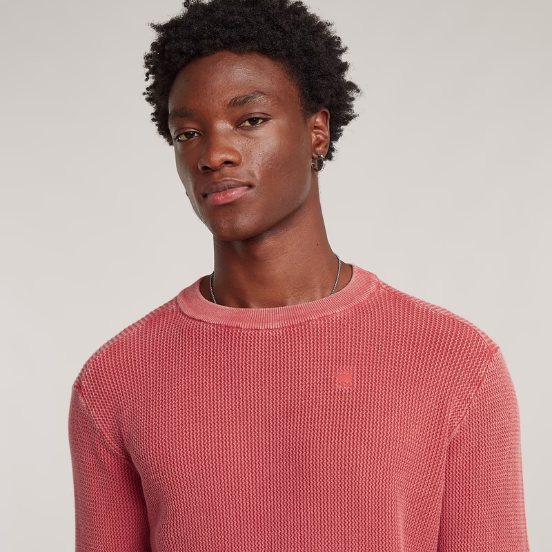 Serrated Knitted Sweater