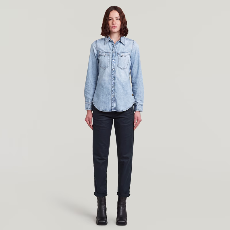 Slim Western Shirt