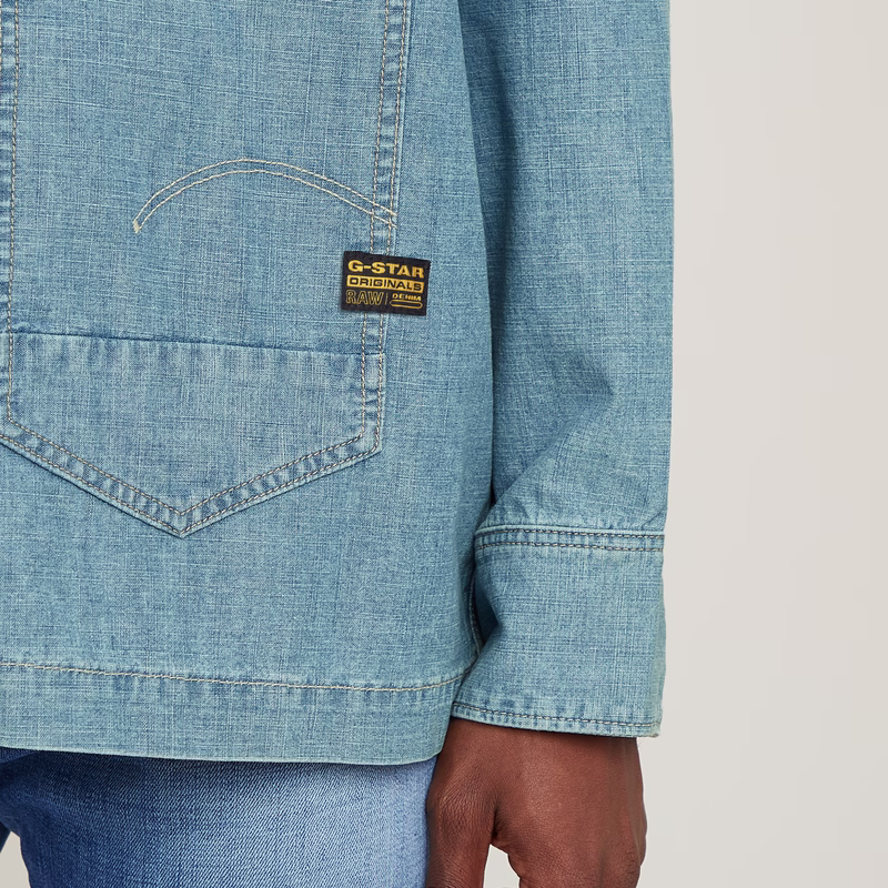 Long Pocket Boxy Fit Shirt