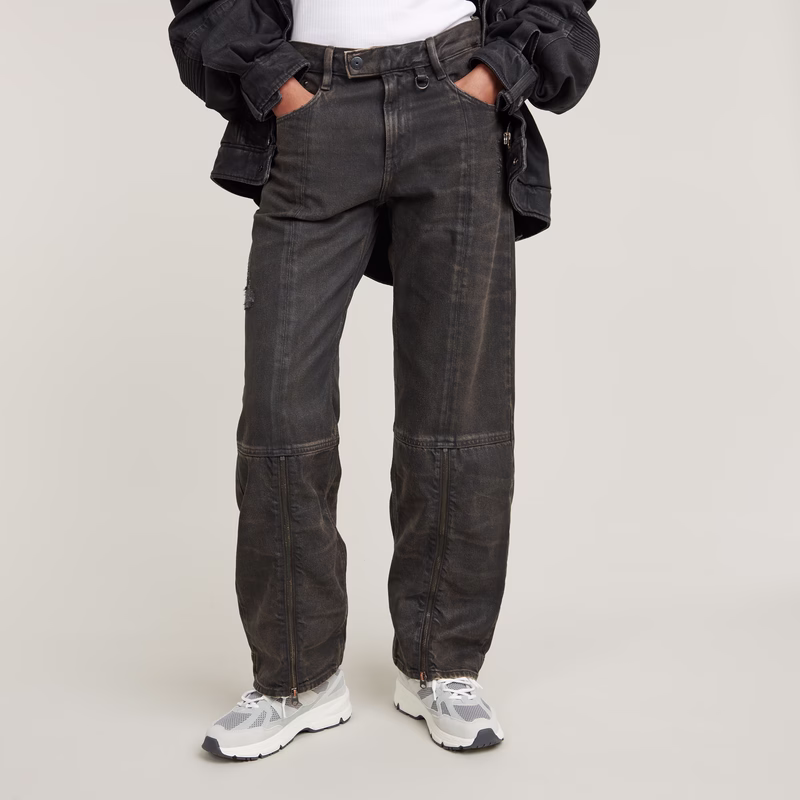Judee Biker Low Waist Loose Jeans