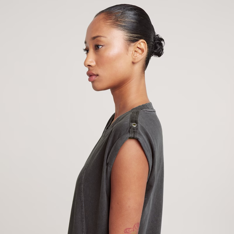 Seam Detail Loose Dress