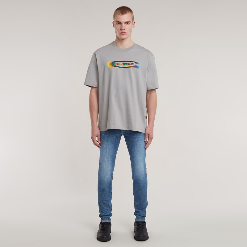 Color Shift Old Skool Logo Boxy T-Shirt