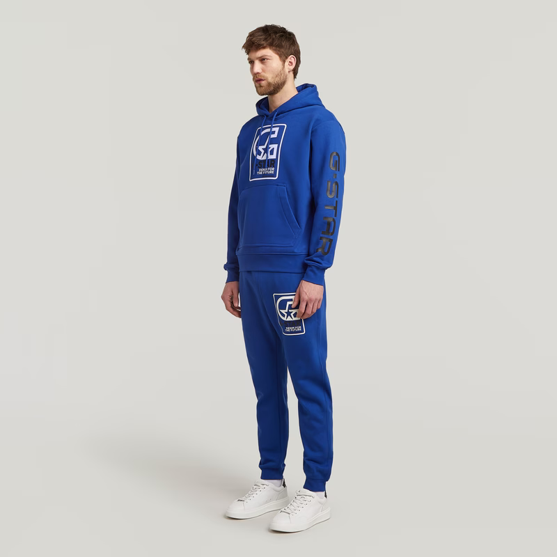 Multi Logo Graphic Sweat Pants