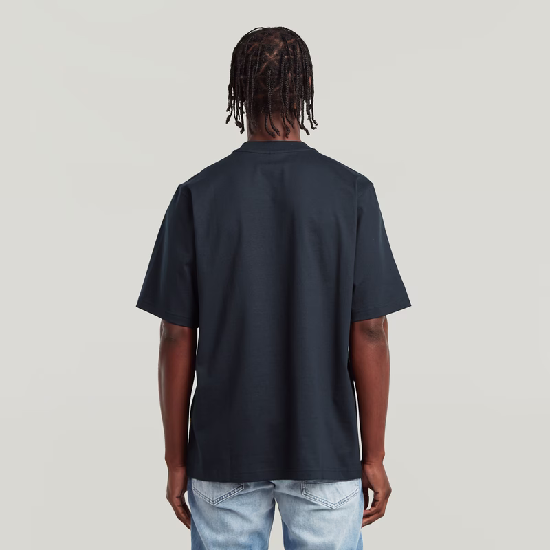Center Chest Logo Loose Boxy T-Shirt