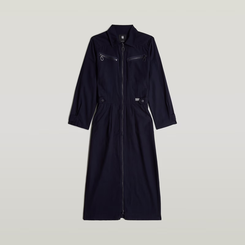 Zip Through Dress