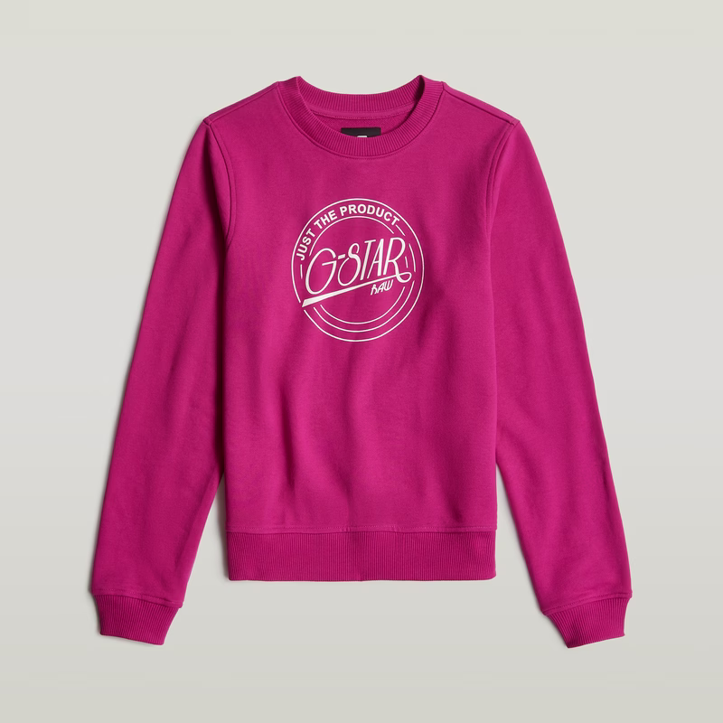 Large Logo Crew Sweater