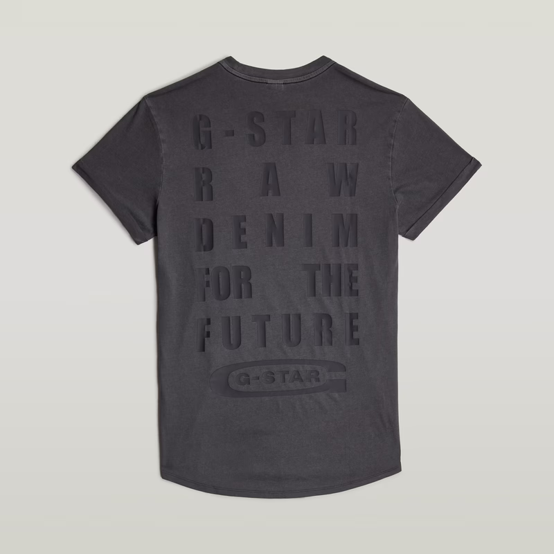 Text Back Graphic Overdyed Lash T-Shirt