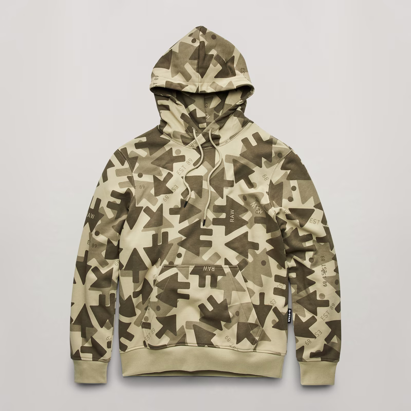 Arrow Camo Hooded Sweater
