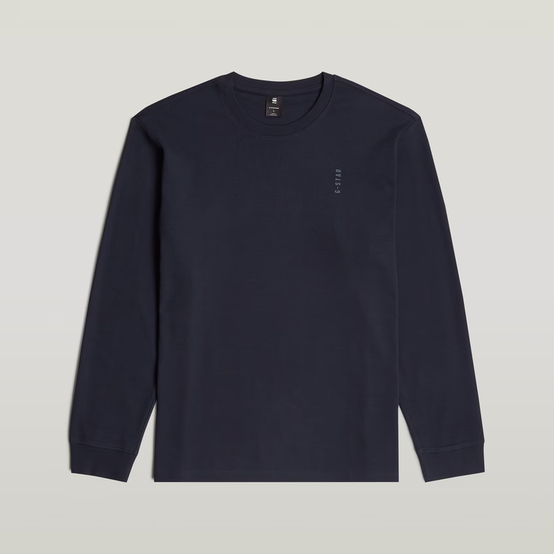 Back Embro Text Loose T-Shirt