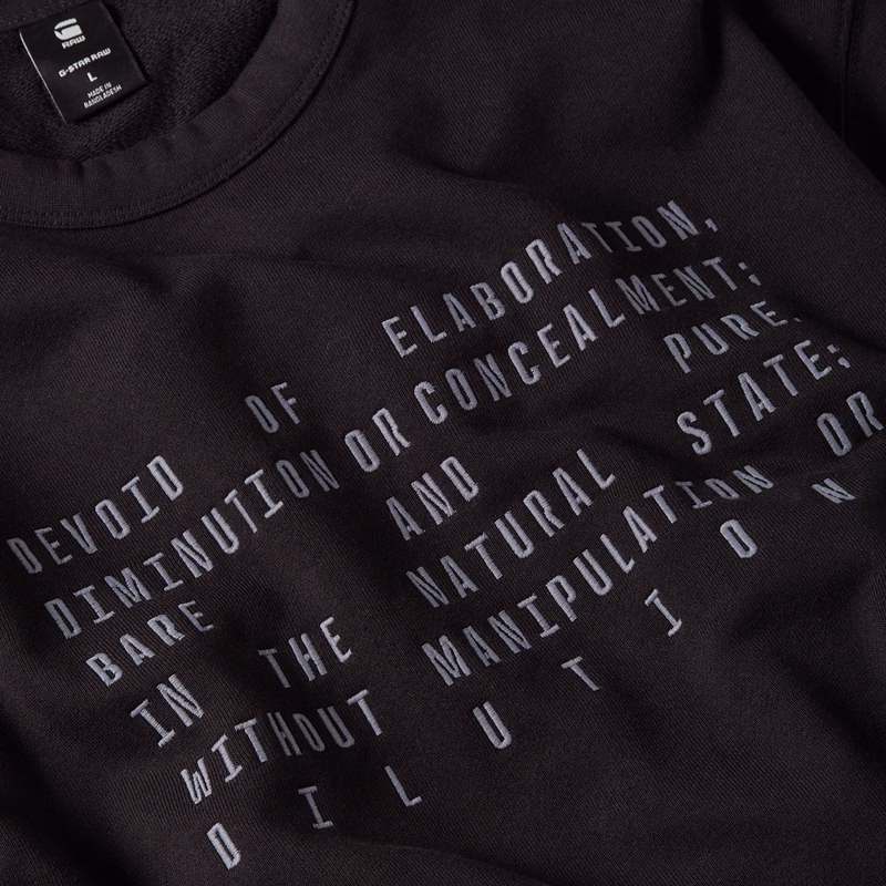 Text Graphic Sweater