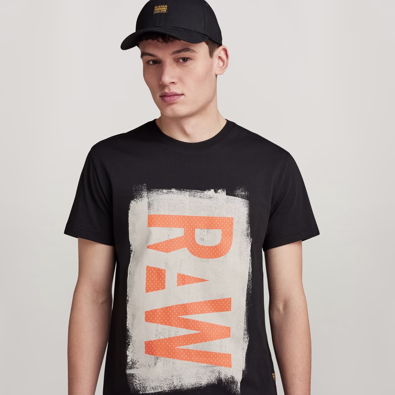 Painted RAW Graphic T-Shirt