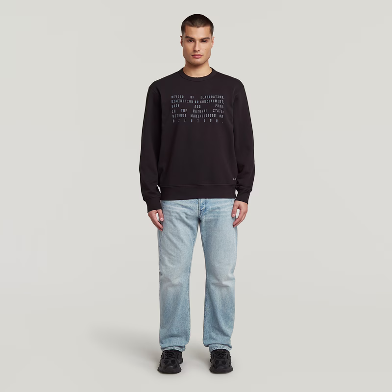 Text Graphic Sweater