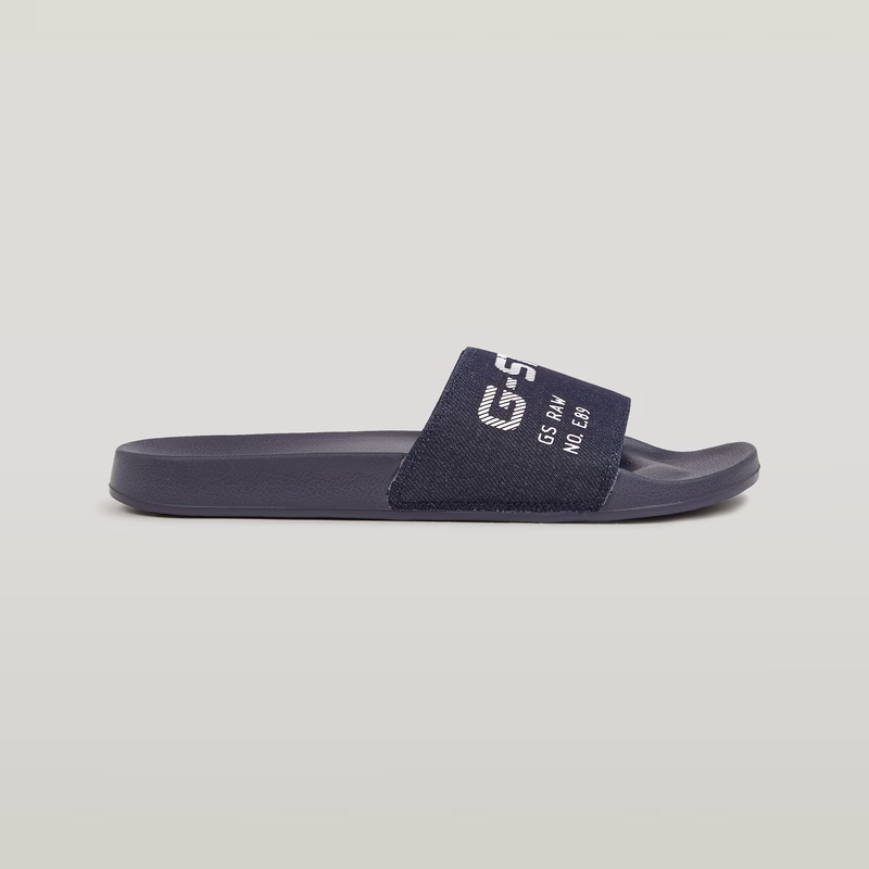 Cart V Denim Slides