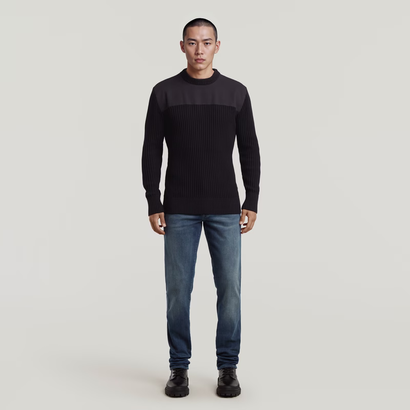 Army Rib Knit Pullover