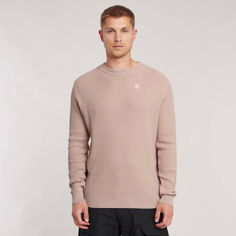 Serrated Knitted Sweater