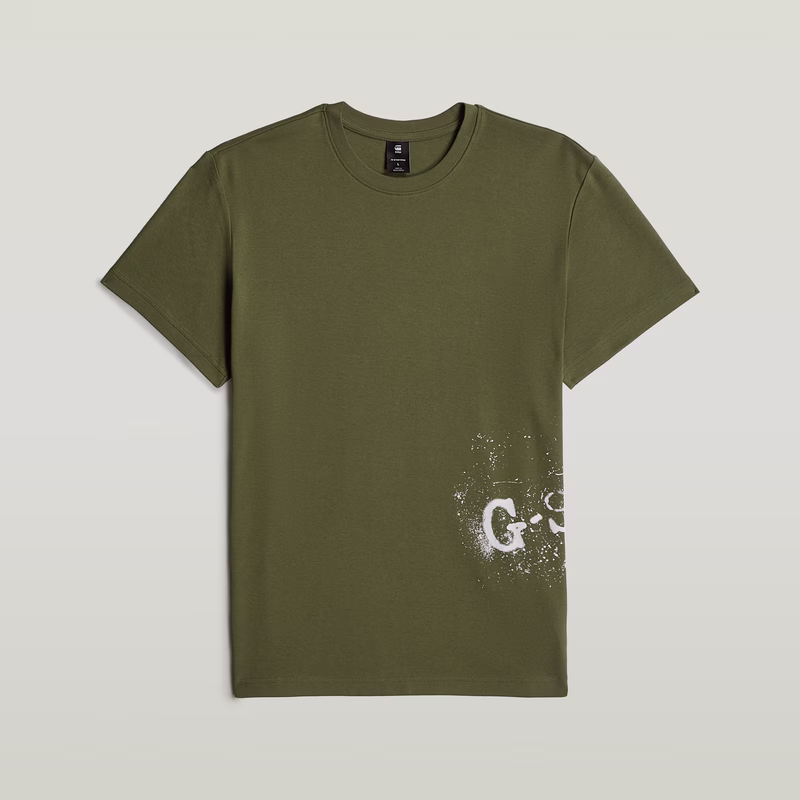Sprayed Graphic T-Shirt