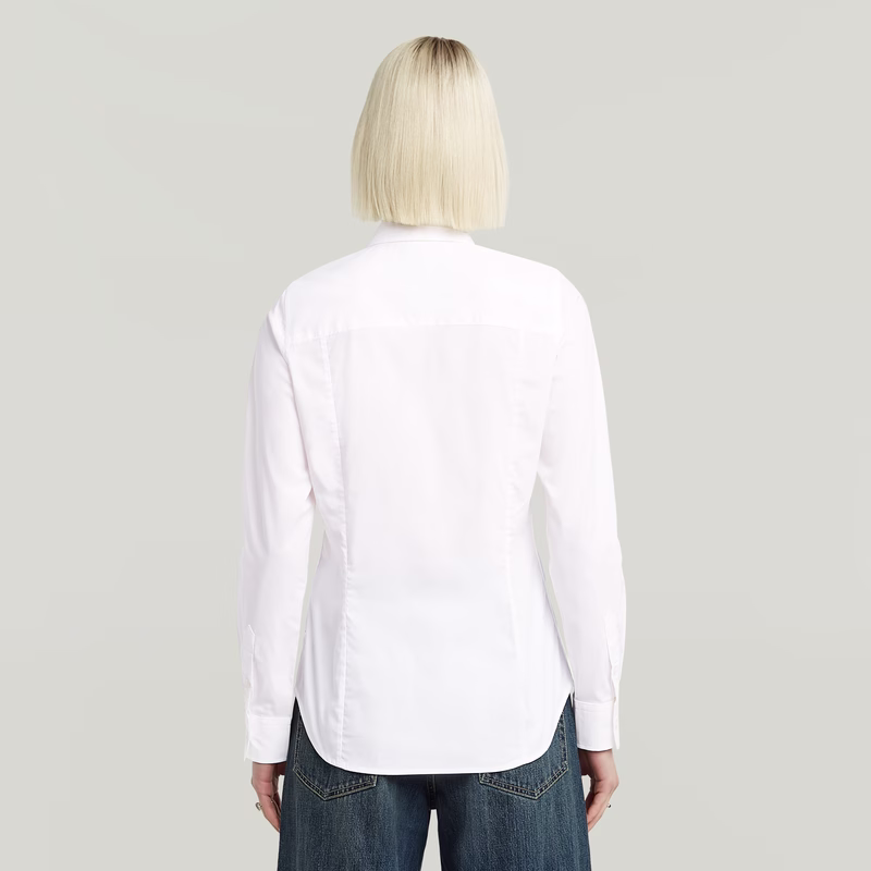 Slim Poplin Long Sleeve Shirt