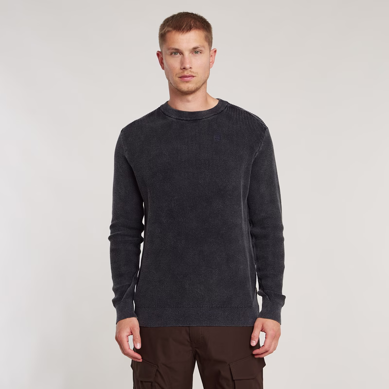 Serrated Knitted Sweater