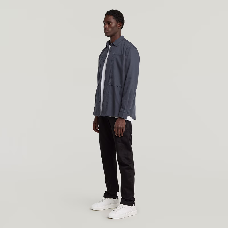 Panelled Pocket Regular Shirt