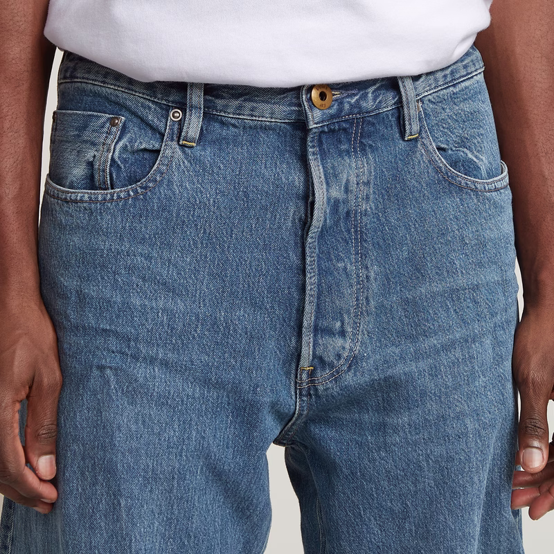 Long Pocket Loose Jeans