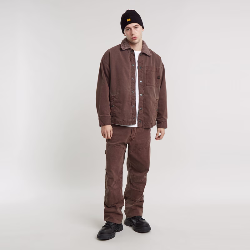 Boxy Fit Sherpa Jacket