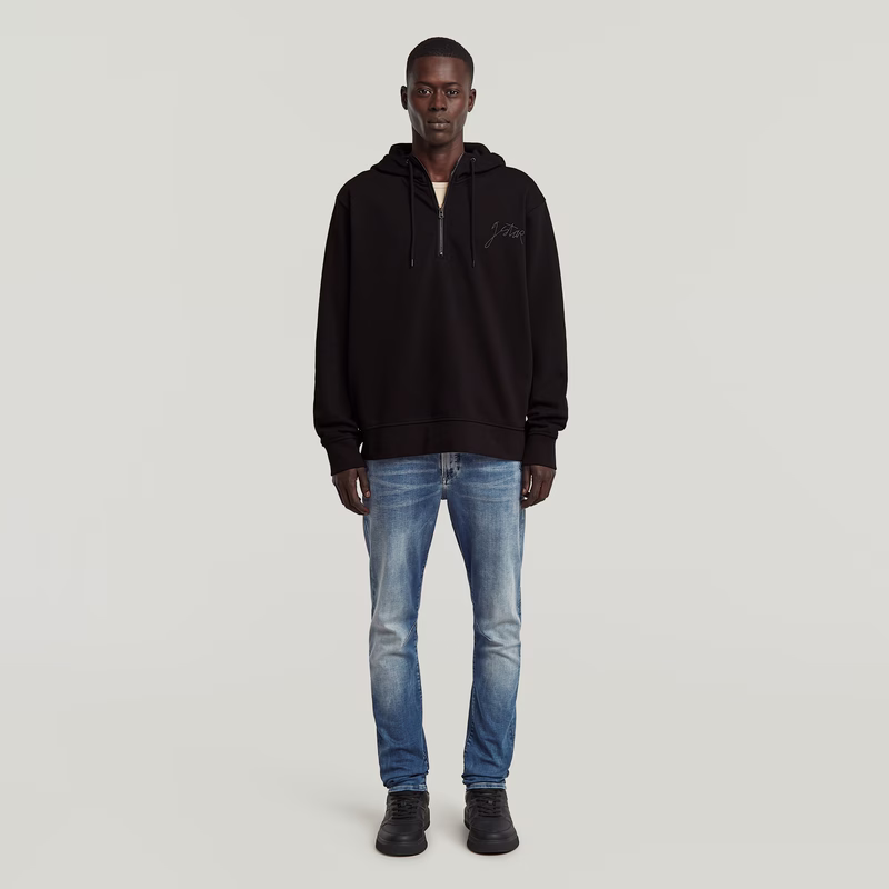 Script Half Zip Hoodie