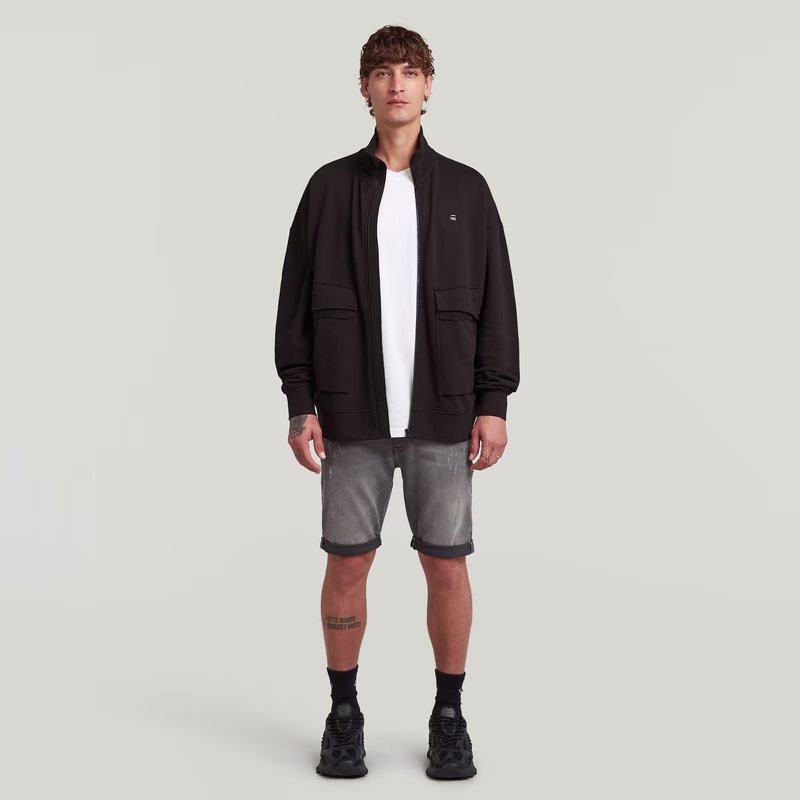 Rovic Full Zip Loose Sweater