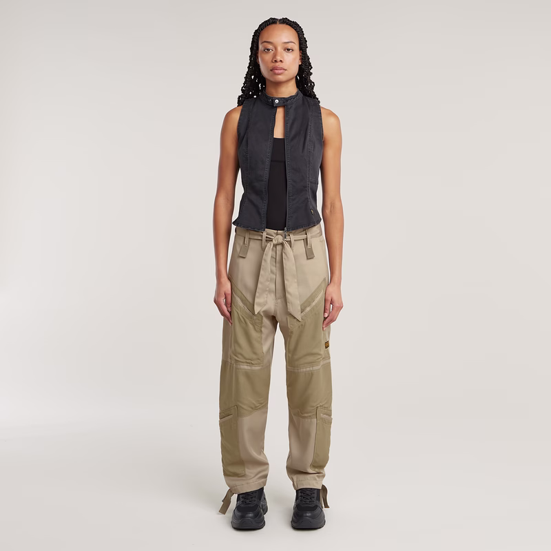 Tone On Tone Cargo Pants