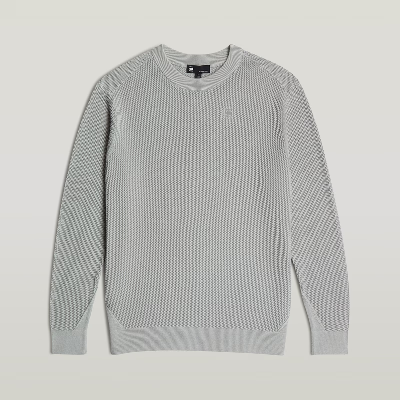 Serrated Knitted Sweater