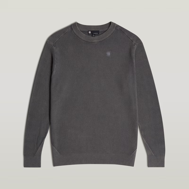 Serrated Knitted Sweater