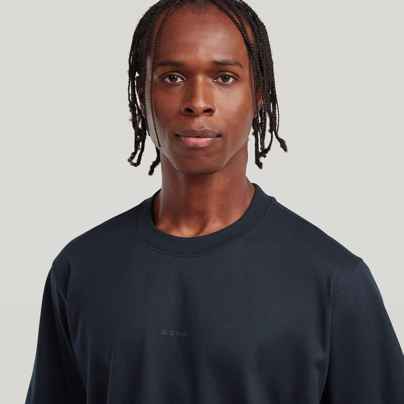Center Chest Logo Loose Boxy T-Shirt