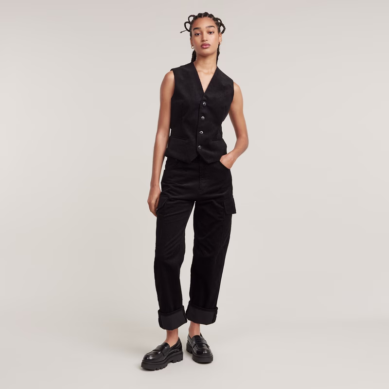 Cargo Pants Cord 3D Boyfriend