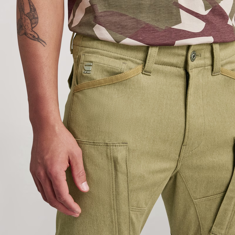 Zip Pocket 3D Skinny Cargo Pants
