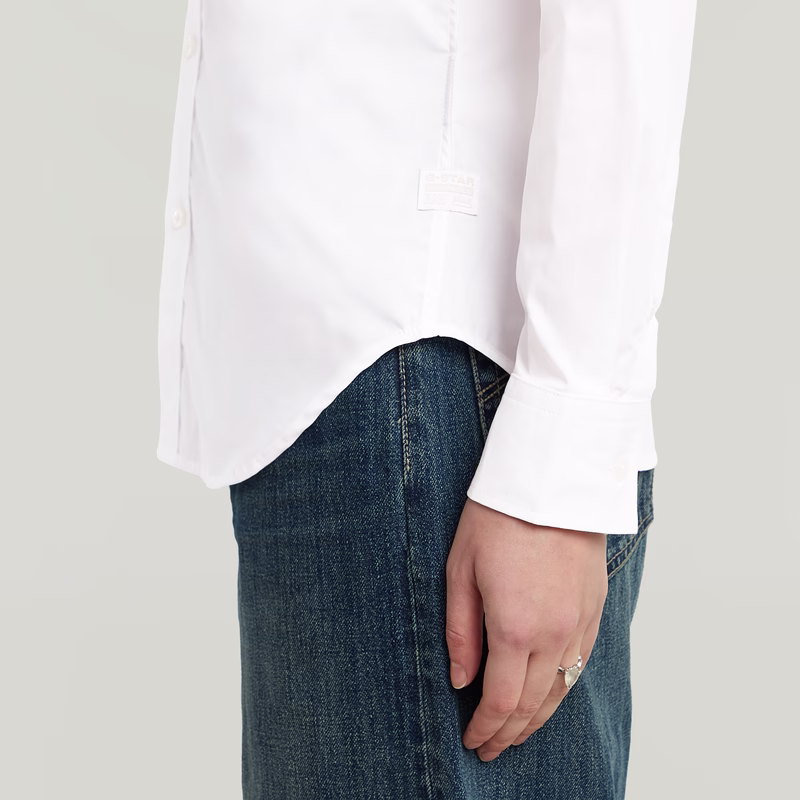 Slim Poplin Long Sleeve Shirt