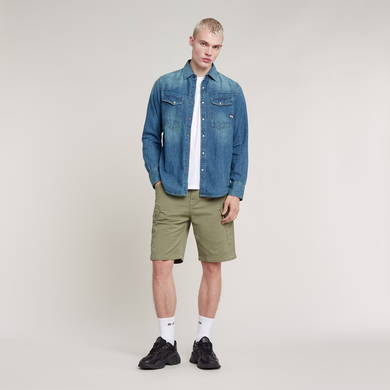 Slim Denim Shirt