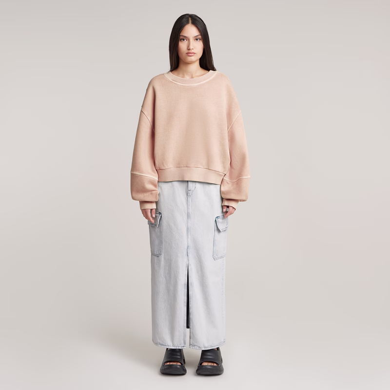 Overdyed Big Sleeve Sweater