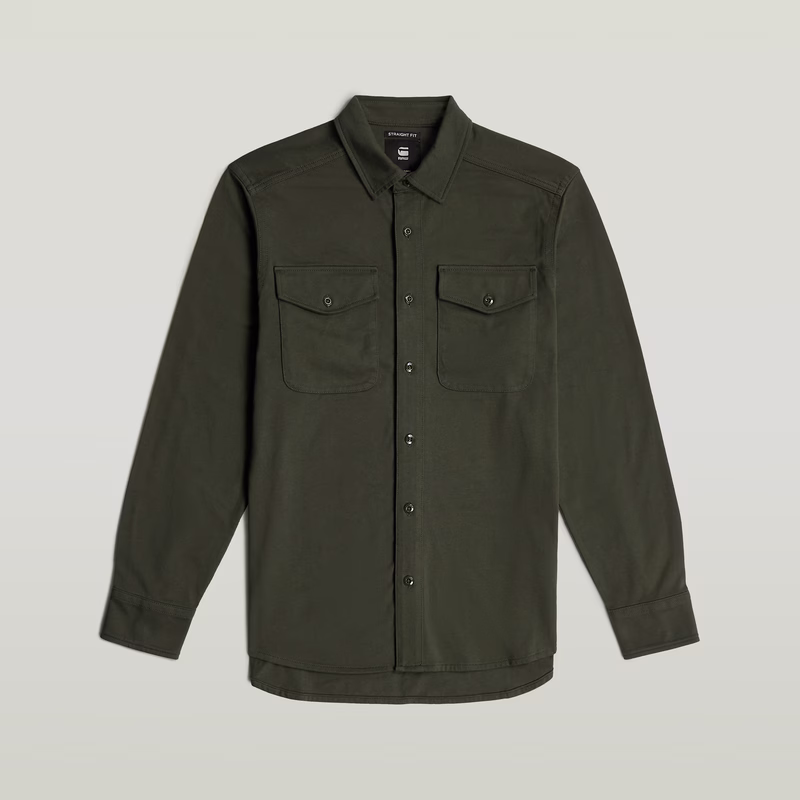 Jersey Shirt Marine Pockets