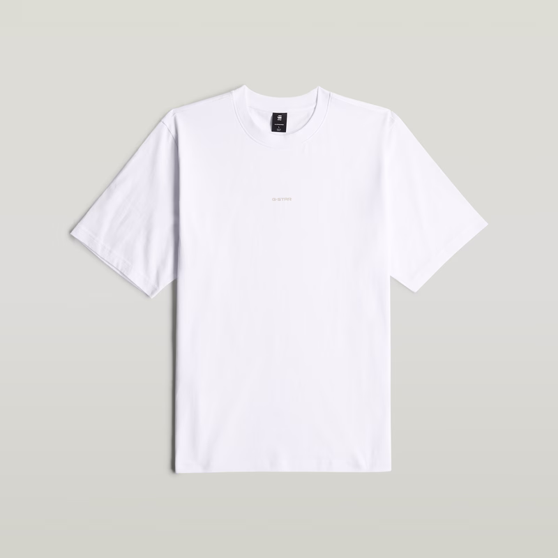 Center Chest Logo Loose Boxy T-Shirt