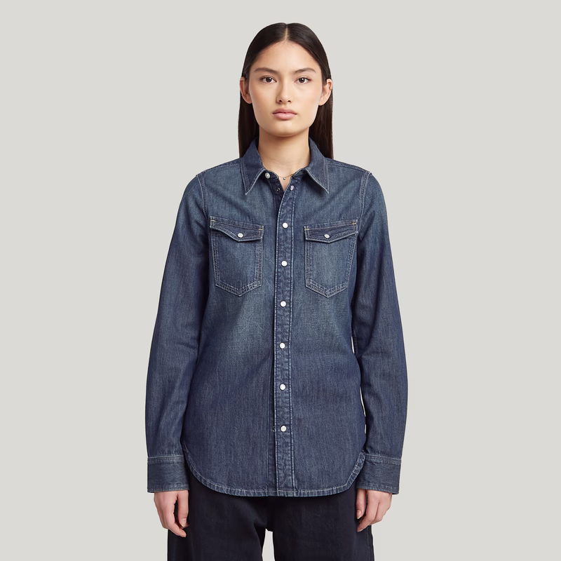 Slim Western Shirt