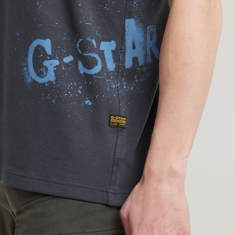 Sprayed Graphic T-Shirt