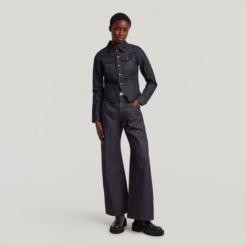 Pitched Hem Slim Jacket