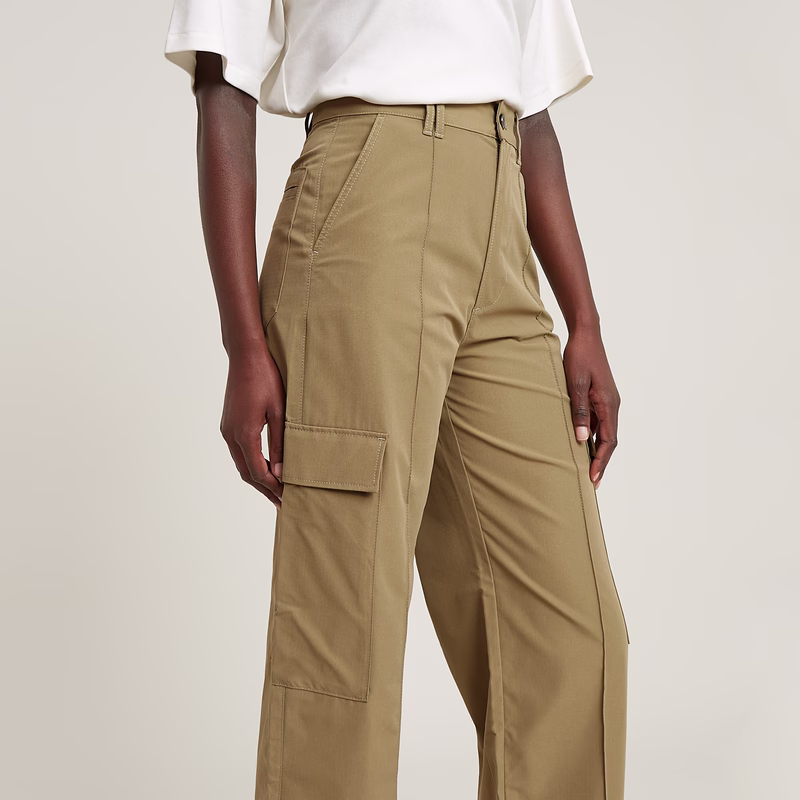 High Waist Cargo Pants