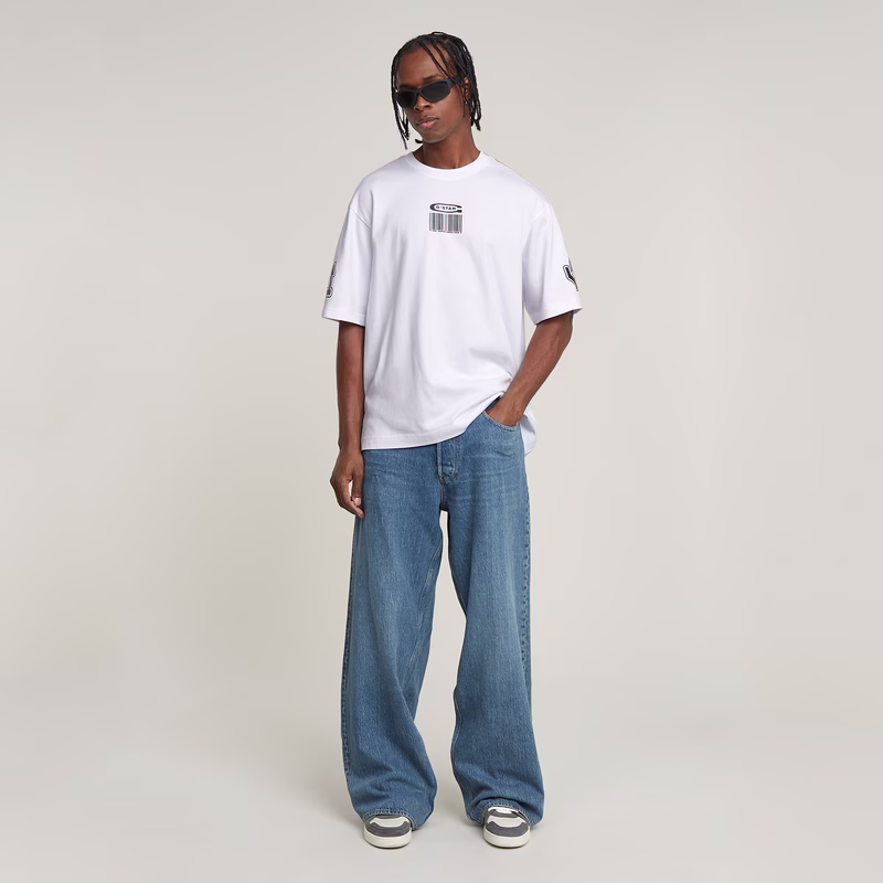 Long Pocket Loose Jeans